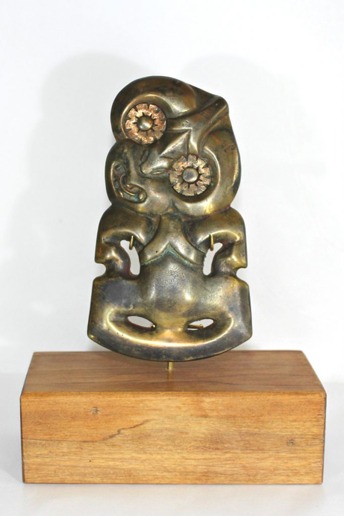 Alex Sands – Bronze Tiki W – Kura Gallery: Maori and New Zealand Art ...