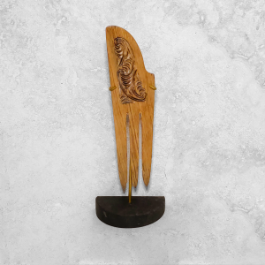 Wood Heru on stand