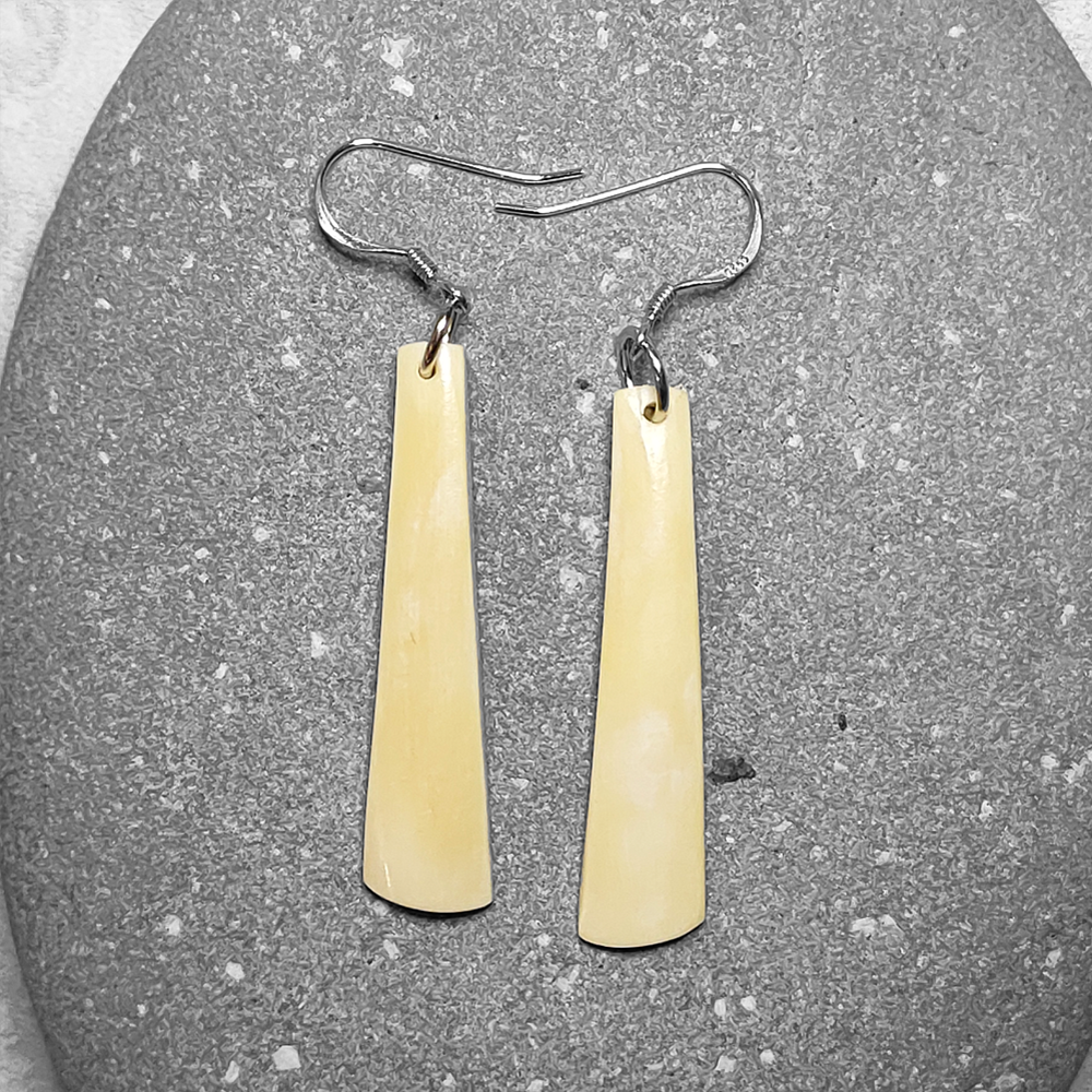 New Zealand Pounamu (Jade) 18K Gold Drop Earrings, Sold Jewelry | Puawai  Jade