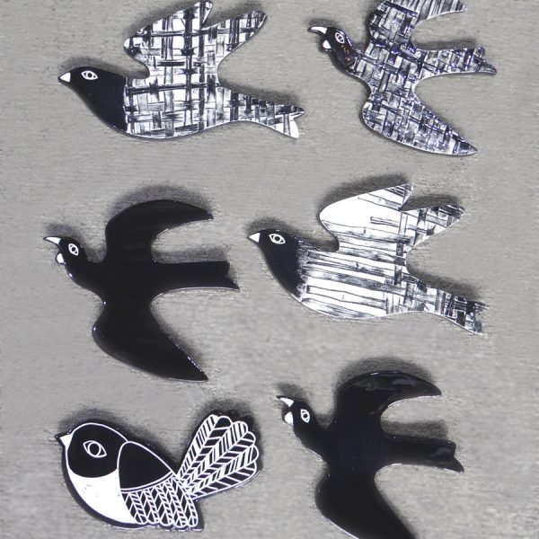 Ceramic NZ birds by Borrowed Earth