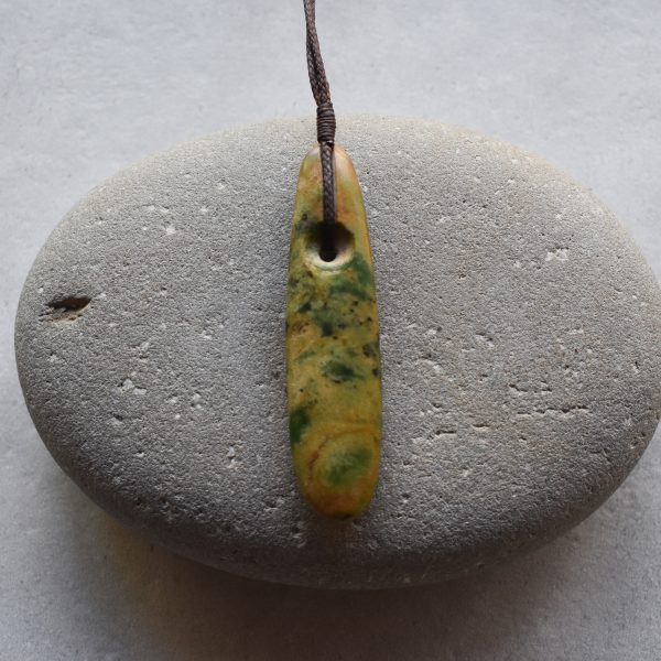 NZ Greenstone Roimata Or Drop Pendant