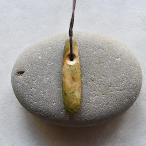NZ Greenstone Roimata Or Drop Pendant