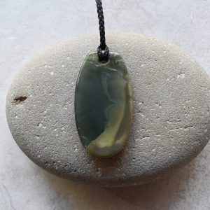 NZ Greenstone Roimata Or Drop Pendant