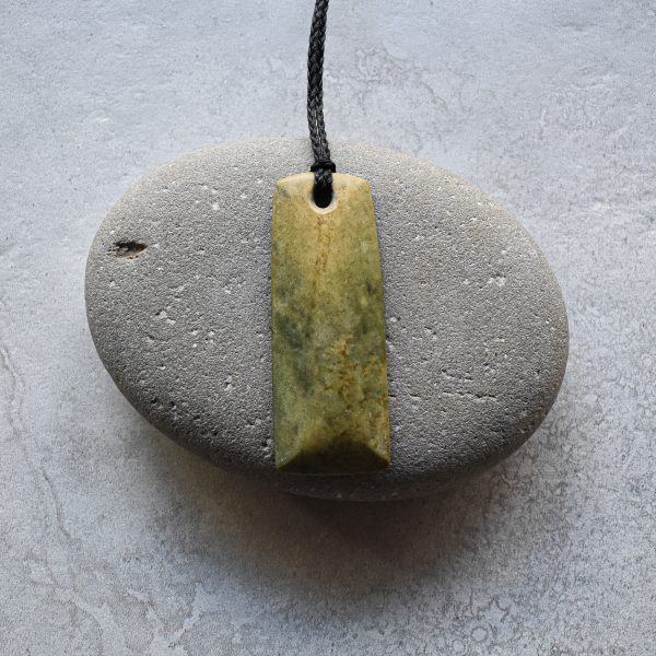NZ Greenstone Toki Or Adze Pendant
