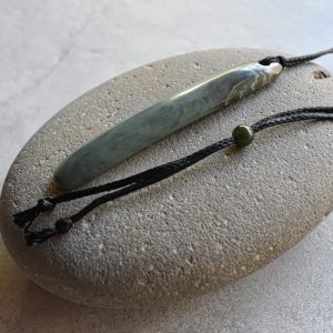 NZ Greenstone Roimata Or Drop Pendant