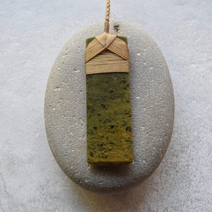 NZ Greenstone Toki Or Adze Pendant