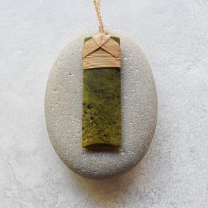 NZ Greenstone Toki Or Adze Pendant