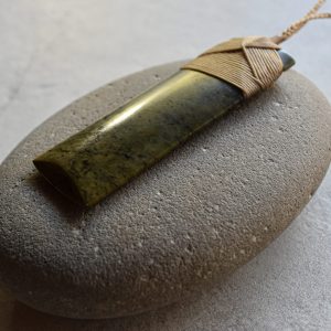 NZ Greenstone Toki Or Adze Pendant