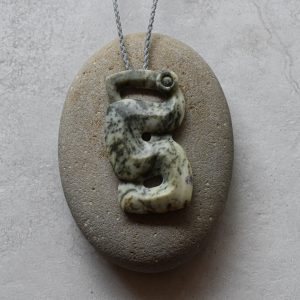 NZ Greenstone Manaia Pendant
