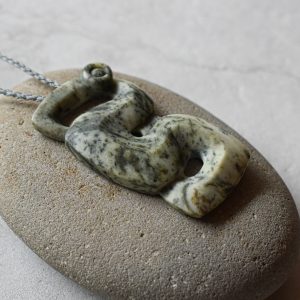 NZ Greenstone Manaia Pendant