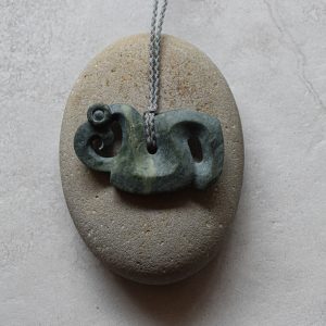 NZ Greenstone Manaia Pendant