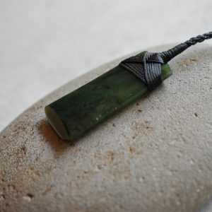 NZ Greenstone Toki Or Adze Pendant