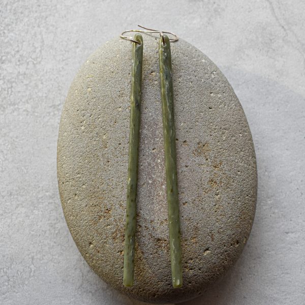NZ Greenstone Earrings