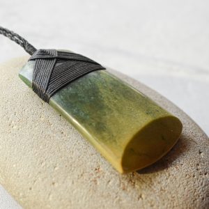NZ Greenstone Toki Or Adze Pendant