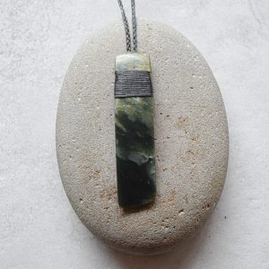 NZ Greenstone Toki Or Adze Pendant