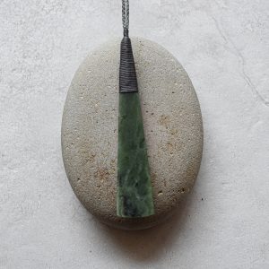 NZ Greenstone Toki Or Adze Pendant