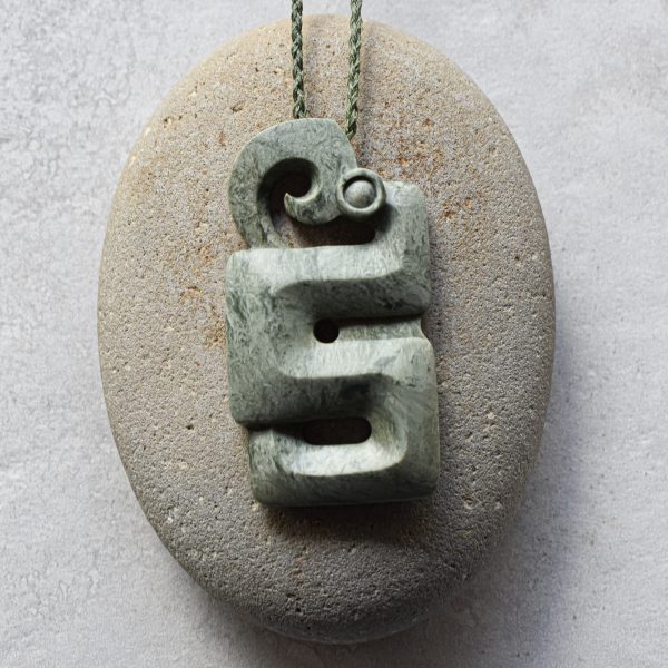 NZ Greenstone Manaia Pendant