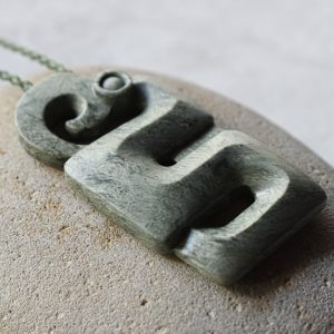 NZ Greenstone Manaia Pendant