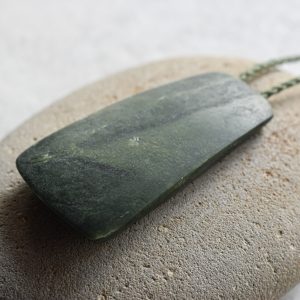 NZ Greenstone Toki or Adze pendant