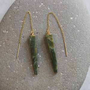 Rakau Gold Chain Earrings