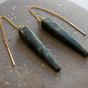 Rakau Gold Chain Earrings