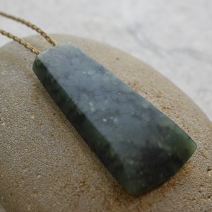 NZ Greenstone Toki Or Adze Pendant
