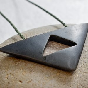 NZ Greenstone/Pounamu Tapa Toru Pendant