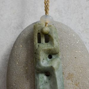 NZ Greenstone Manaia Toki or Adze Pendant