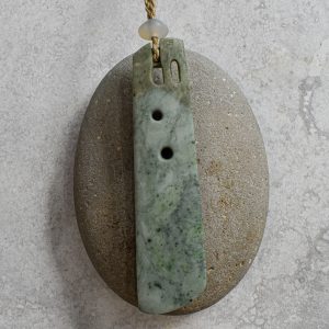 NZ Greenstone Manaia Toki or Adze Pendant