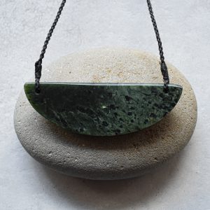 NZ Greenstone/Pounamu Shield Pendant