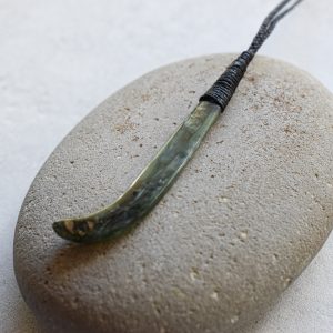 NZ Greenstone/Pounamu Kapeu Pendant