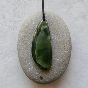 NZ Greenstone/Pounamu Roimata/Drop Pendant