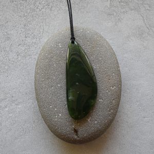 NZ Greenstone/Pounamu Roimata/Drop Pendant