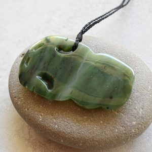 NZ Greenstone/Pounamu Hei Tiki Pendant