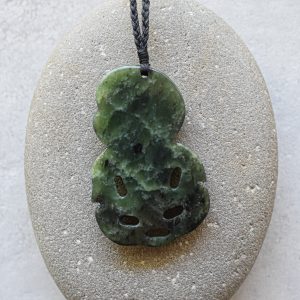NZ Greenstone/Pounamu Hei Tiki Pendant