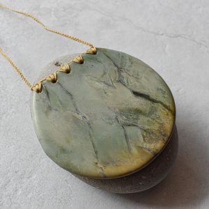 NZ Greenstone/Pounamu Shield Pendant