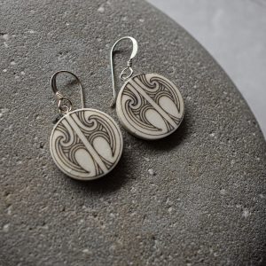 Beef Bone With Detail Earrings