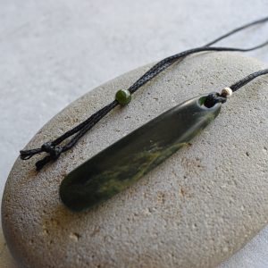 NZ Greenstone/Pounamu Roimata/Drop Pendant