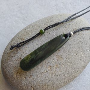 NZ Greenstone/Pounamu Roimata/Drop Pendant