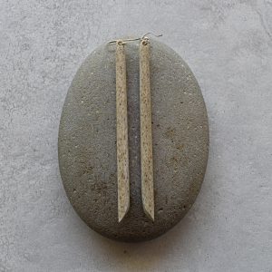 NZ Whalebone Drop W/Angle Earrings