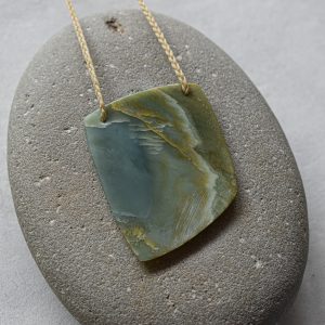 NZ Greenstone/Pounamu Niho/Tooth Pendant