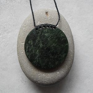 NZ Greenstone/Pounamu Shield Pendant