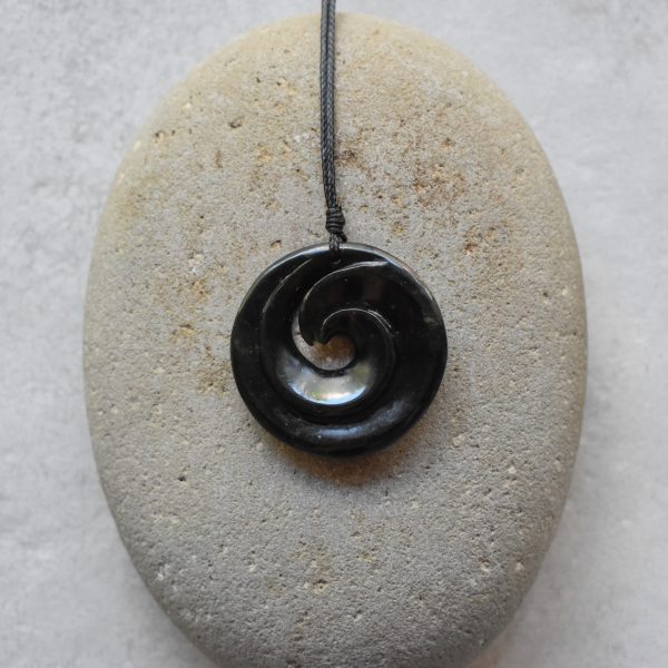 NZ Greenstone/Pounamu Koru Pendant
