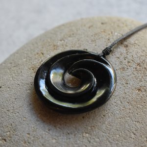 NZ Greenstone/Pounamu Koru Pendant