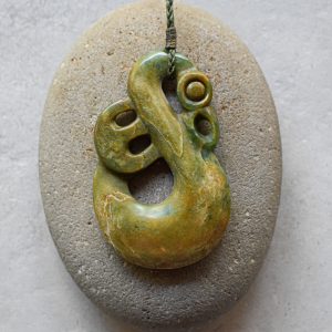 NZ Greenstone/Pounamu Manaia Pendant