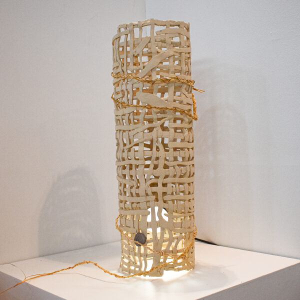 Uku/Clay 'Hinaki Lamp' By David Austin
