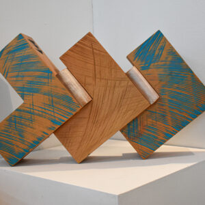 NZ Kauri, Acrylic 'Pacific Patterns' By Pete Radly