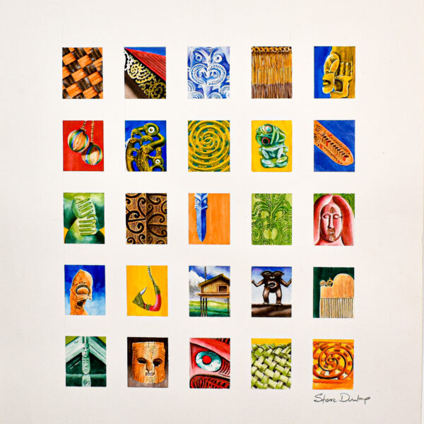 Steve Dunlop '25 Watercolours' Orignial Watercolor Jun26 Ag #SD-7