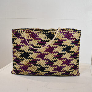 Purple & Natural Kete By Jess Paraone