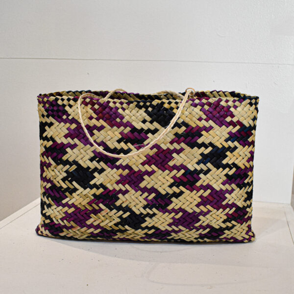 Purple & Natural Kete By Jess Paraone